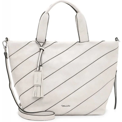 Afbeelding van Tamaris Anabell Shopper ecru, Dames, Maat: One Size, Ecru