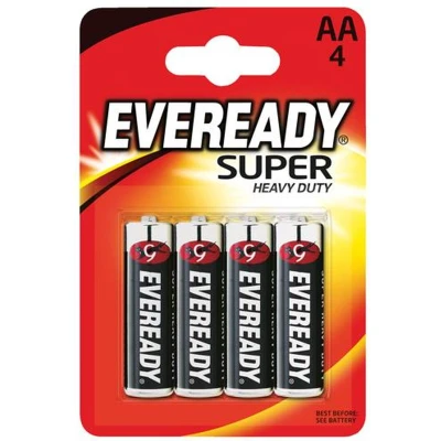 Afbeelding van Energizer Eveready Super Heavy Duty AA Batterijen 4 stuks