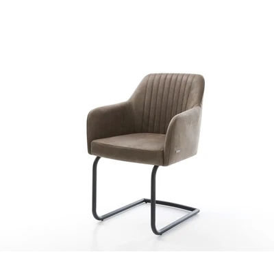 Afbeelding van sledemodel Greg Flex rond zwart taupe vintage