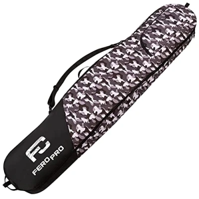 Afbeelding van Premium Snowboard Bag Ski Bagpack 170 cm met rits zak en schouderriem Wintersport Equipment Case Kleur Moro [051]