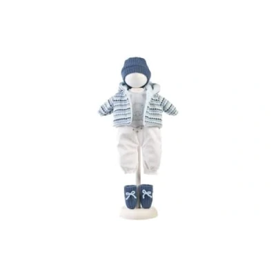Afbeelding van Llorens Poppenkleding voor poppen van 40 42 cm, kledingset olifant, poppenaccessoires, 1042405