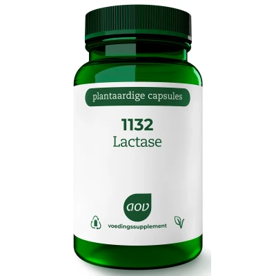 Afbeelding van Gratis Verzending: 2x AOV 1132 Lactase 60 vegacapsules