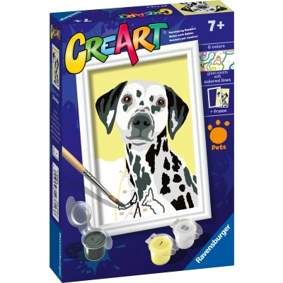Afbeelding van Ravensburger CreArt Schilderen op Nummer Dalmatier