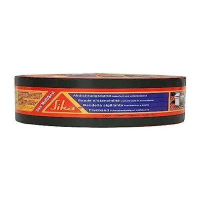 Afbeelding van Sika 3731 multiseal band, 82813, zelfklevend koud, grijs, 75 mm x 10 m