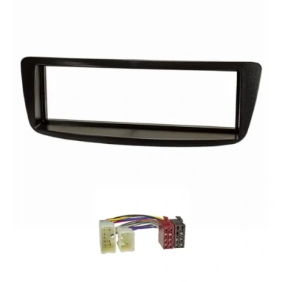 Afbeelding van tomzz Audio 2455 010 Radio installatie frame Set geschikt voor Toyota Aygo zwart met radioadapter iso