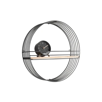 Afbeelding van Pt Wandrek Linea 1 Plank Rond Zwart Ø45xcm