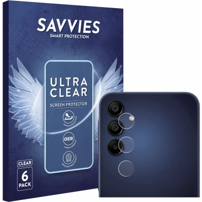 Afbeelding van Savvies (6 Stuks) Schermbeschermer voor Samsung Galaxy A15 (ALLEEN Camera Lens) Screen Protector Ultra Transparant