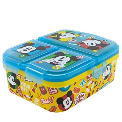 Afbeelding van Mickey Mouse Lunchbox met Meerdere Compartimenten 8412497743995
