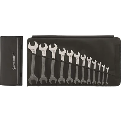 Afbeelding van Stahlwille Set dubbele steeksleutels 12 delig SW6 32 mm chroom legering staal verchroomd 1 stuk 96400306