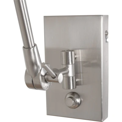 Afbeelding van Steinhauer Wandlamp Prestige Chic metaal met zwarte kap 3985ST