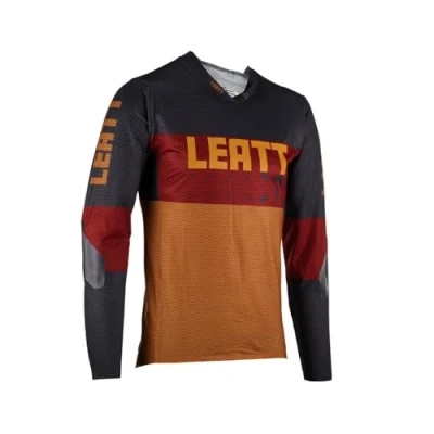 Afbeelding van Leatt Gravity 4.0 Enduro trui Met Lange Mouwen Oranje,Zwart M Man