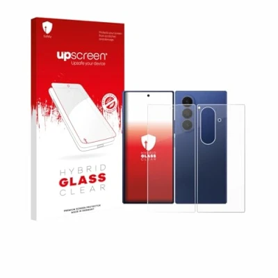 Afbeelding van upscreen Screenprotector voor Samsung Galaxy Z Fold 7 (Voor+Achter) Folie Beschermfolie Beschermglas transparant