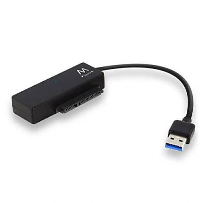 Afbeelding van Ewent EW7018 Adapterkabel voor SSDs/harde schijven, 3.1 Gen 1 (USB 3.0) naar 2,5/3,5 inch SATA, 5 V, zwart