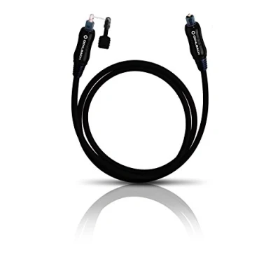 Afbeelding van Oehlbach Toslink Optische audio aansluitkabel [1x stekker (ODT) 1x (ODT)] 0.50 m Zwart OPTO S
