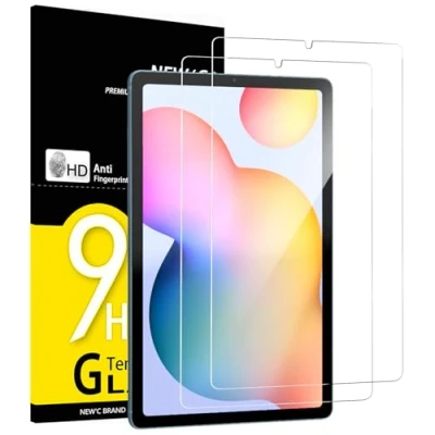Afbeelding van NEW&#039;C 2 Stuks, Screen Protector voor Samsung Galaxy Tab S6 Lite 10,4 Inch Gehard Glass Schermbeschermer Film 0.33 mm ultra transparant, resistent, anti kras, vingerafdrukken