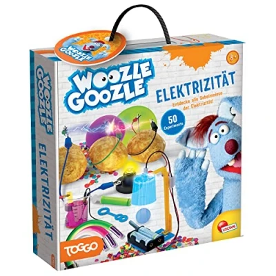 Afbeelding van Lisciani Woozle Goozle elektriciteit Meer dan 50 Wetenschappelijke experimenten op het gebied van Wetenschapskit met inbegrepen materiaal Educatief spel voor kinderen 8, 10, 12