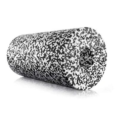 Afbeelding van professionele fascia rol standaard medium hard, lengte 30 cm, diameter 15 met gratis e book, zwart