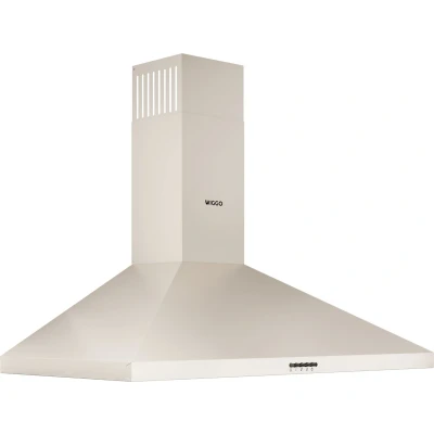 Afbeelding van Wiggo WE A930P(C) Wandschouw Afzuigkap 90cm Creme