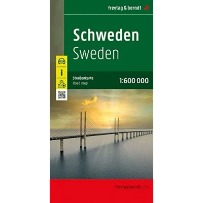 Afbeelding van Freytag &amp; Berndt Zweden Wegenkaart Kleurloos Reisboeken Kaarten