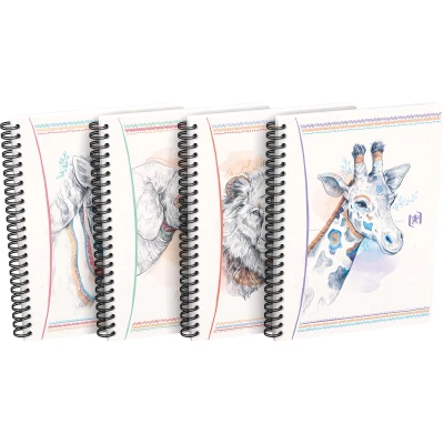 Afbeelding van OXFORD Boho Spirit notitieboek A5 gelijnd 120 pagina&#039;s 90g willekeurig design