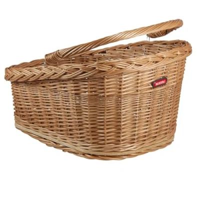 Afbeelding van KLICKfix Unisex Volwassen wilgenmand voor achterwiel 2128053610, achterwiel, zwart, 47 x 37 26 cm