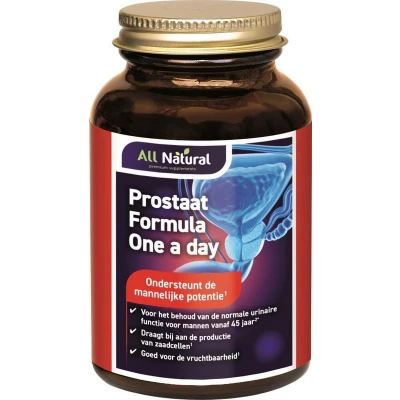 Afbeelding van All Natural Prostaat Formule Extra Strong Capsules 60VCP
