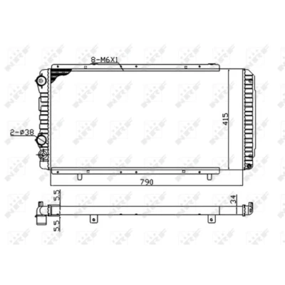 Afbeelding van Radiateur NRF 52062A