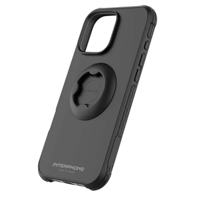 Afbeelding van Quiklox Tetraforce beschermhoes voor Apple iPhone 16 Pro Max bevestiging aan de motorfiets, auto of fiets, Quiklox, modulair systeem snelsluiting