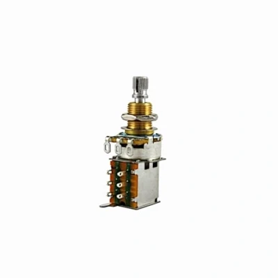 Afbeelding van AllParts EP 0296 000 500K push Audio Pot logaritmische potmeter