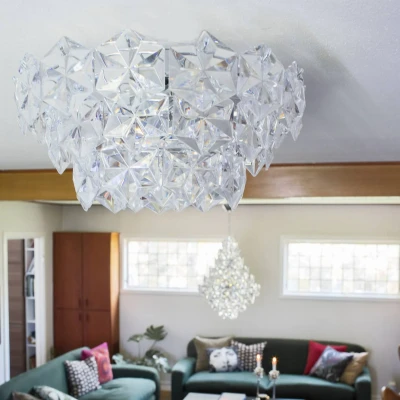 Afbeelding van By Rydéns Plafondlamp Monarque chroom 4200950 6510