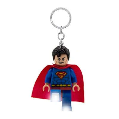 Afbeelding van LEGO DC Super Heroes Keychain Light Superman 3 Inch Tall Figure (KE39H), Blue, S