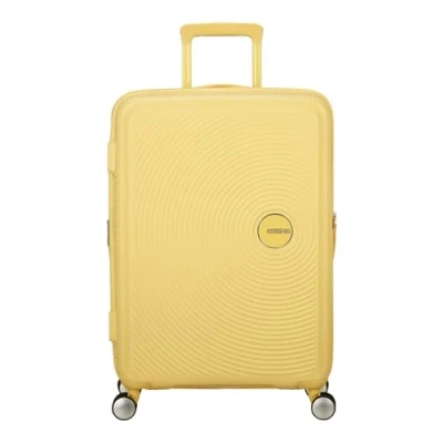 Afbeelding van American Tourister Reiskoffer Soundbox spinner 67/24 TSA uitbreidbaar Pastel Yellow 3,7 kg