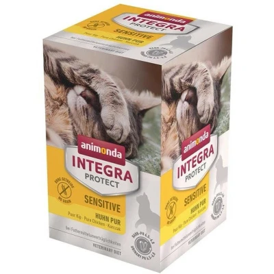 Afbeelding van 6x100g Protect Adult Sensitive Schaaltje Kip Puur animonda Integra Kattenvoer