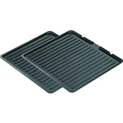 Afbeelding van ECG ND KG 300/1000 Ribbed, Reserveset van twee grillplaten voor de contactgrill