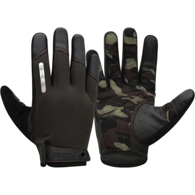 Afbeelding van RDX Sports Gym Gloves T2 Full Finger Bruin S