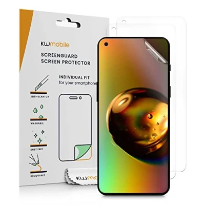 Afbeelding van kwmobile 3x screenprotectors geschikt voor OnePlus Nord 2T 5G beschermende folie smartphone