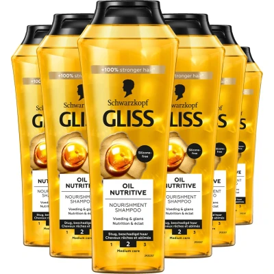 Afbeelding van 6x Gliss Shampoo Oil Nutritive 250 ml