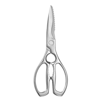Afbeelding van MITSUMOTO SAKARI 23 cm, Zware Keukenschaar, Japanse Veelzijdig Bruikbaar, Gevogelteschaar, Vaatwasmachinebestendig, Voor Vlees, Vis, Kip, Zeevruchten