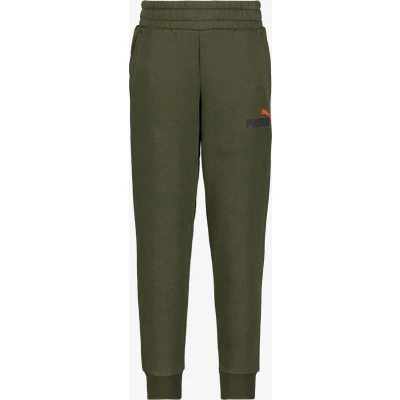 Afbeelding van Puma ESSENTIALS+ Twotone LOGO Trainings Trainingsbroek voor kinderen, Maat: 140, Dark olive