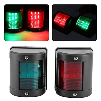 Afbeelding van Toothbace Boot Navigatie Licht, Rood en Groen Lichten, Dek Zijpoort Stuurboord Verlichting, Zeilsignaal Licht voor Varen, Vissen Jacht, Pontons, Chandlery
