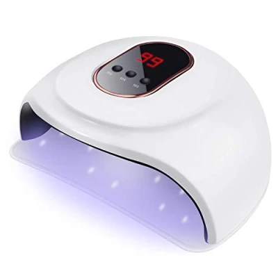 Afbeelding van mreechan Nageldroger, 30 led/uv nagellamp, 30/60/99 s timer, uv lamp voor gellak nagels, digitaal display, geschikt alle gelnagellak (T15)