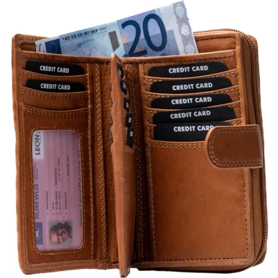 Afbeelding van Portemonnee dames Portefeuille Cadeau voor vrouw vrouwen verjaardag haar vriendin Kerst Kleine cadeautjes Kado Kerstcadeau Sale