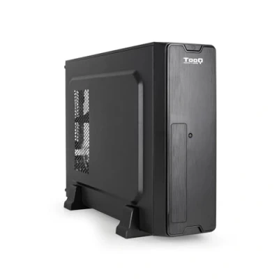 Afbeelding van TOOQ TQC 3007U3C Slim micro ATX/Mini ITX behuizing, SD/TF kaartlezer, stroomvoorziening ATX/SFX 500 W, zwart