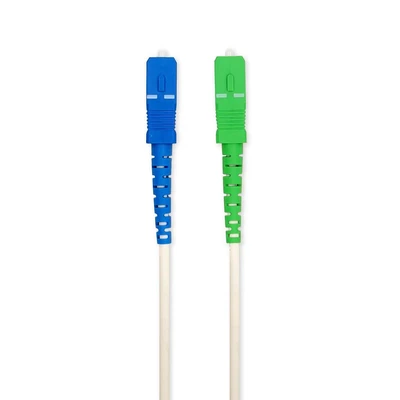 Afbeelding van Glasvezel Patchkabel SMF (Single Mode Phase) SC/APC SC/UPC 100 Gbps 2.00 m Wit Gift Bo