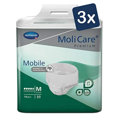 Afbeelding van Hartmann MoliCare Mobile 5 druppels Medium Karton van 42 incontinentieslips