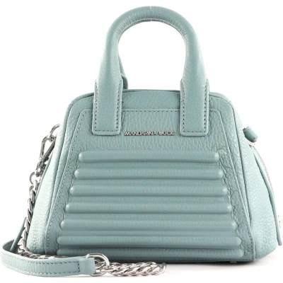 Afbeelding van MANDARINA DUCK Leren Handtas Schoudertas I Con Crossover Mistral Blauwgrijs