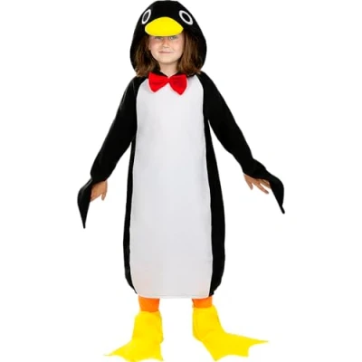 Afbeelding van FUNIDELIA Pinguïn kostuum 5 6 jaar (110 122 cm)