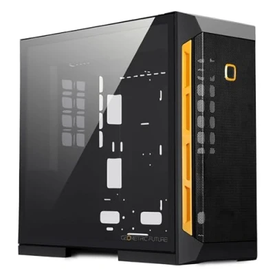 Afbeelding van Geometric Future M6 Dali Mid Tower, pc behuizing, verticaal luchtkanaalontwerp, ondersteuning voor 12&quot; x 11&quot; E ATX, zwart, GEO