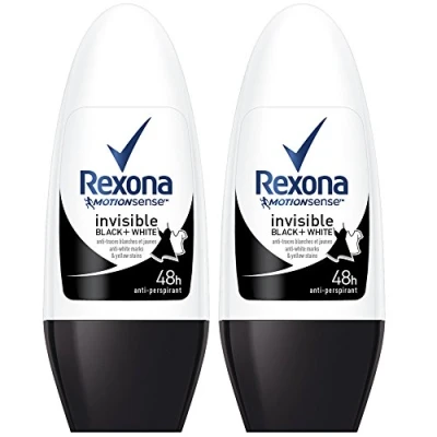 Afbeelding van REXONA Deodorant &quot;Invisible Black + White&quot; Roll on 50 ml