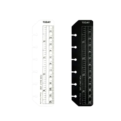 Afbeelding van D Ringband Accessoires Gestanste Mapvakken Scheidingsliniaal tabblad (BTRuler, A7)